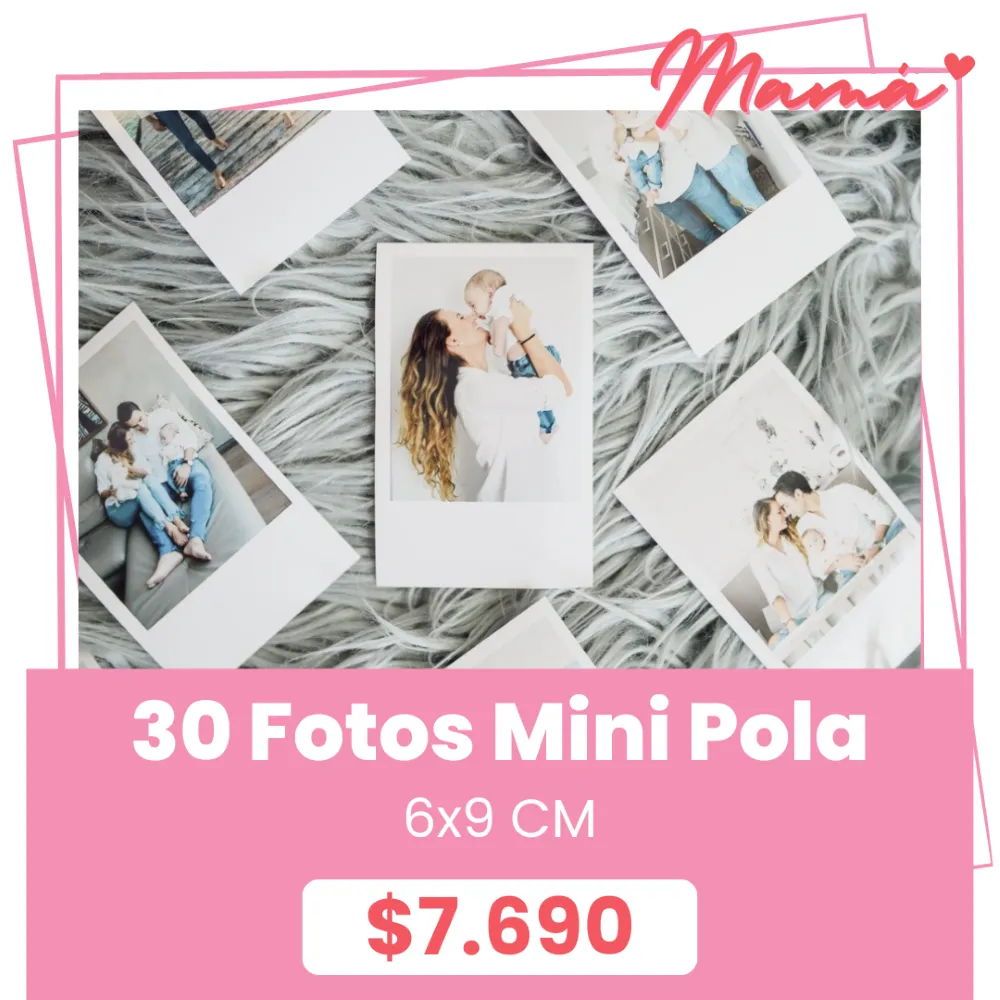 30 Fotos Mini Pola 6x9 a $7.690