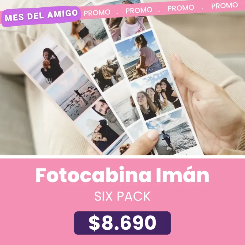 FotoCabina Imantada Six Pack a $8.690